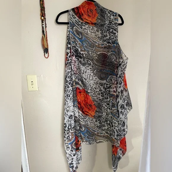 Amazing patterned kimono/vest - Picture 3 of 3